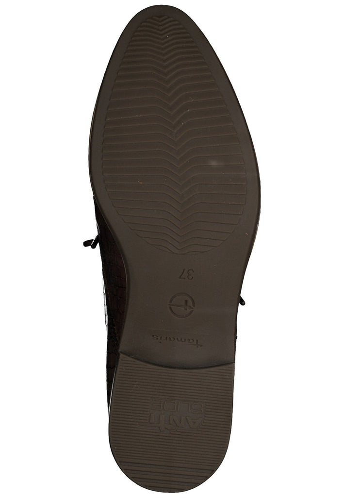 Halbschuhe Tamaris Halbschuhe Leder Nuss