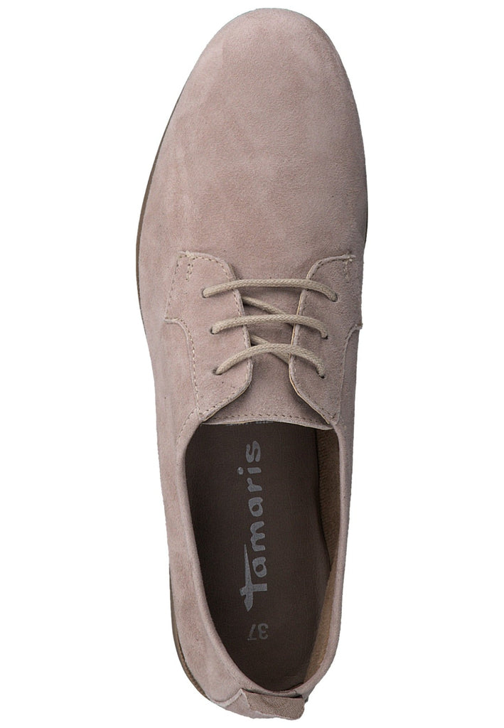 Halbschuhe Tamaris Halbschuhe Leder Taupe