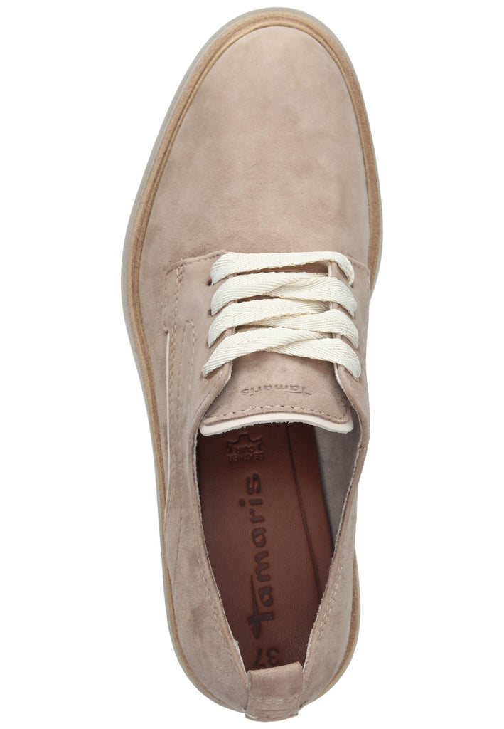 Halbschuhe Tamaris Halbschuhe Leder Taupe