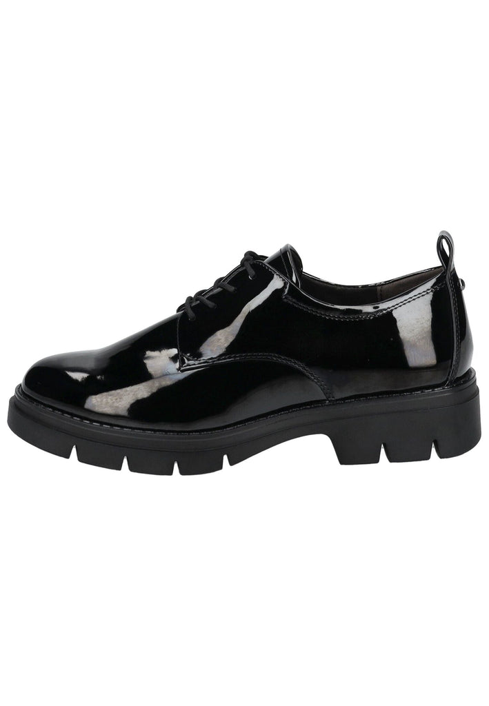 Halbschuhe Tamaris Halbschuhe Lederimitat Schwarz Lack
