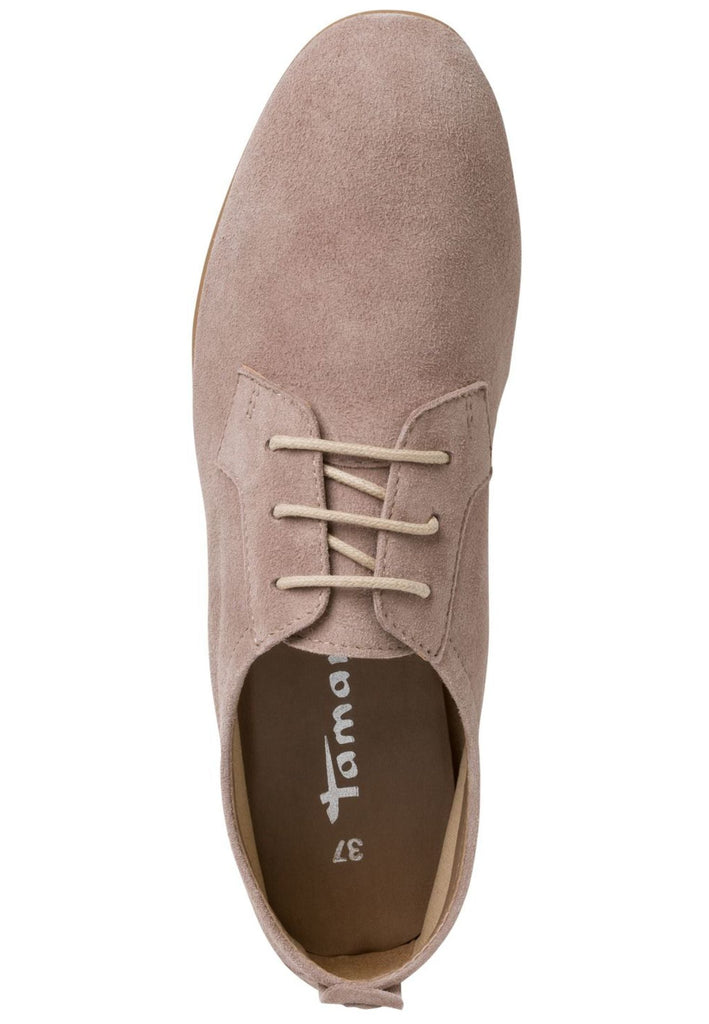 Tamaris Halbschuhe Veloursleder Taupe
