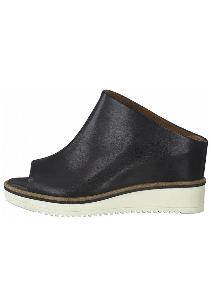Tamaris Pantoletten Glattleder Schwarz