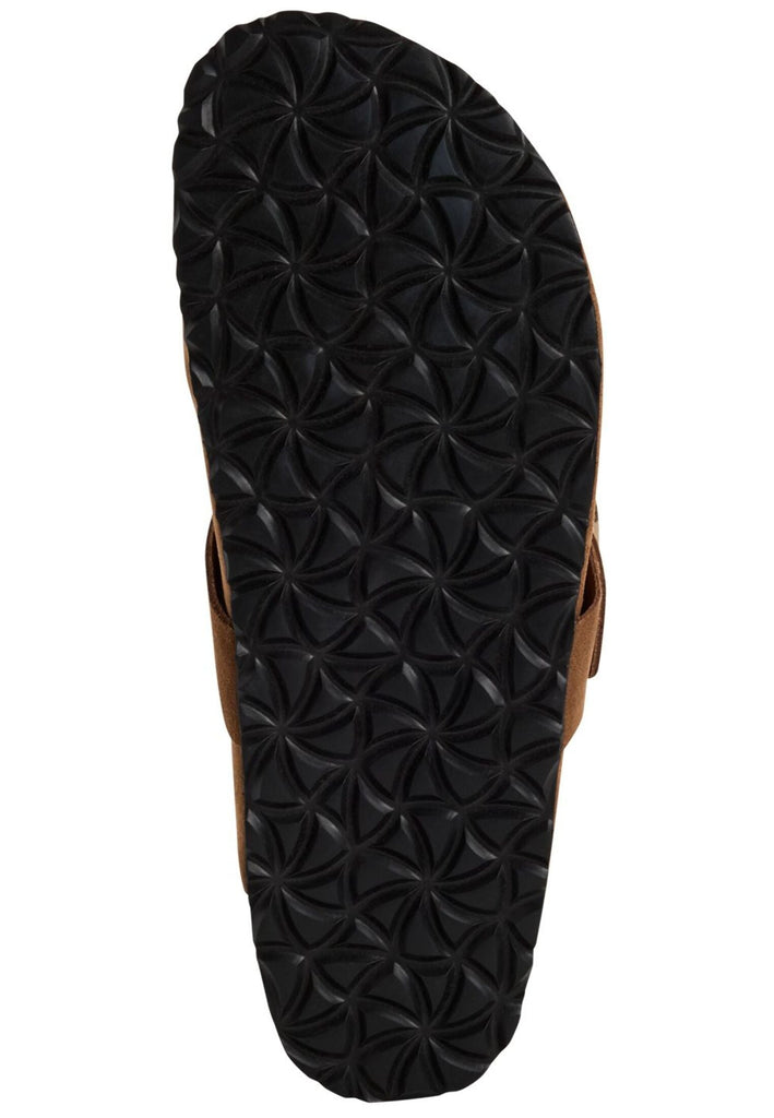 Tamaris Pantoletten Leder Cognac