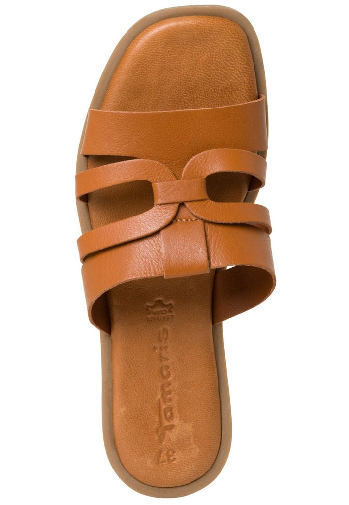Tamaris Pantoletten Leder Cuoio