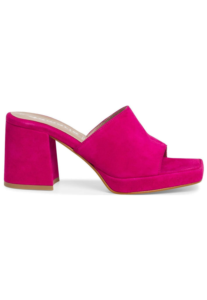 Tamaris Pantoletten Leder Fuchsia