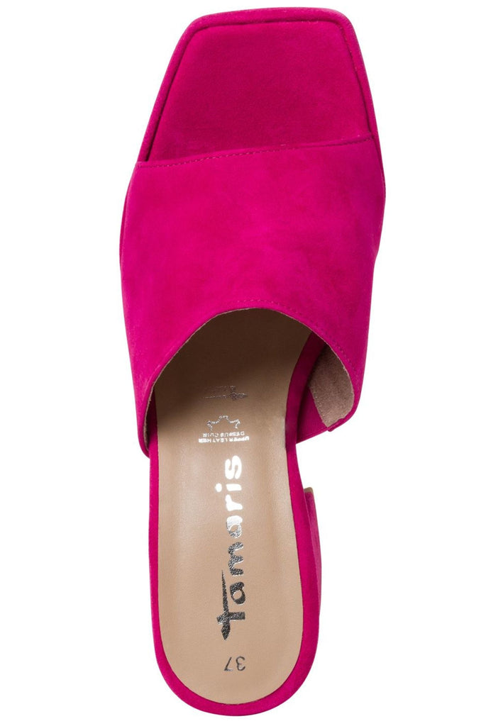 Tamaris Pantoletten Leder Fuchsia