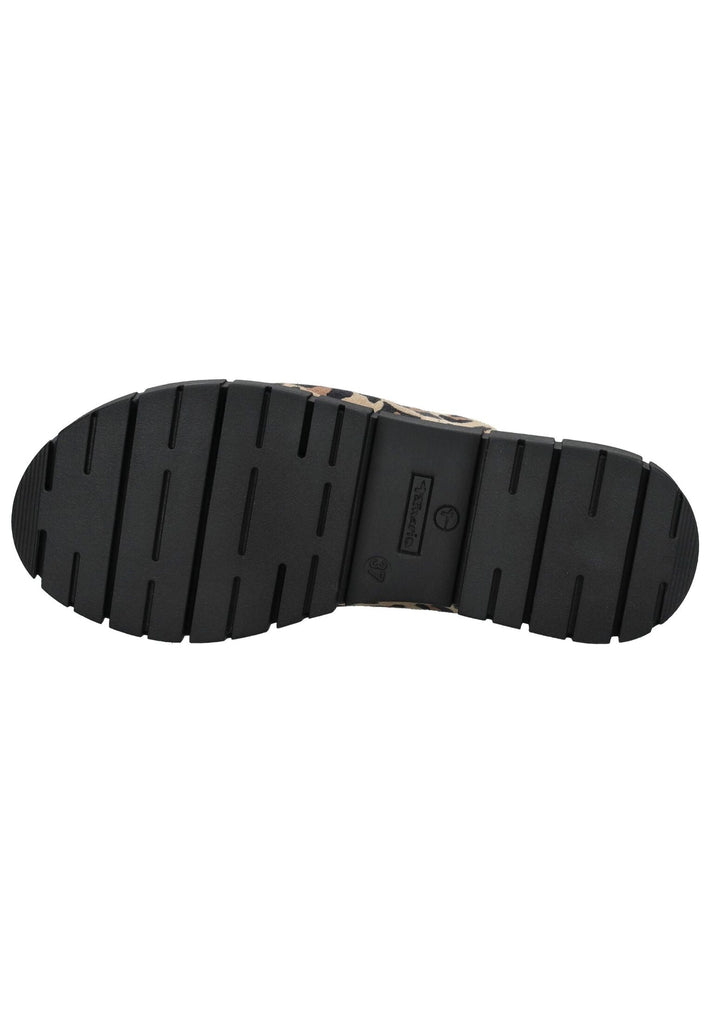 Tamaris Pantoletten Leder Leopard