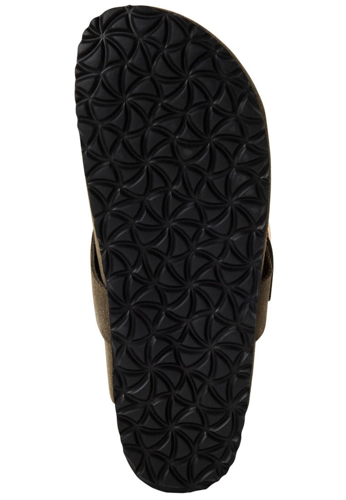 Tamaris Pantoletten Leder Olive