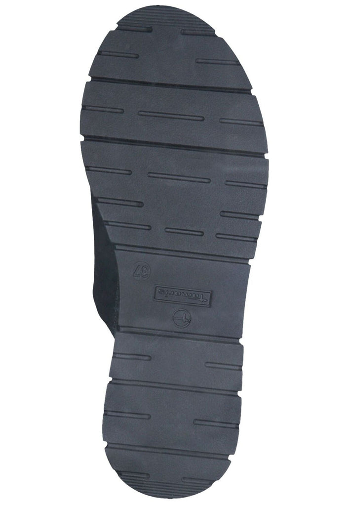 Tamaris Pantoletten Leder Schwarz