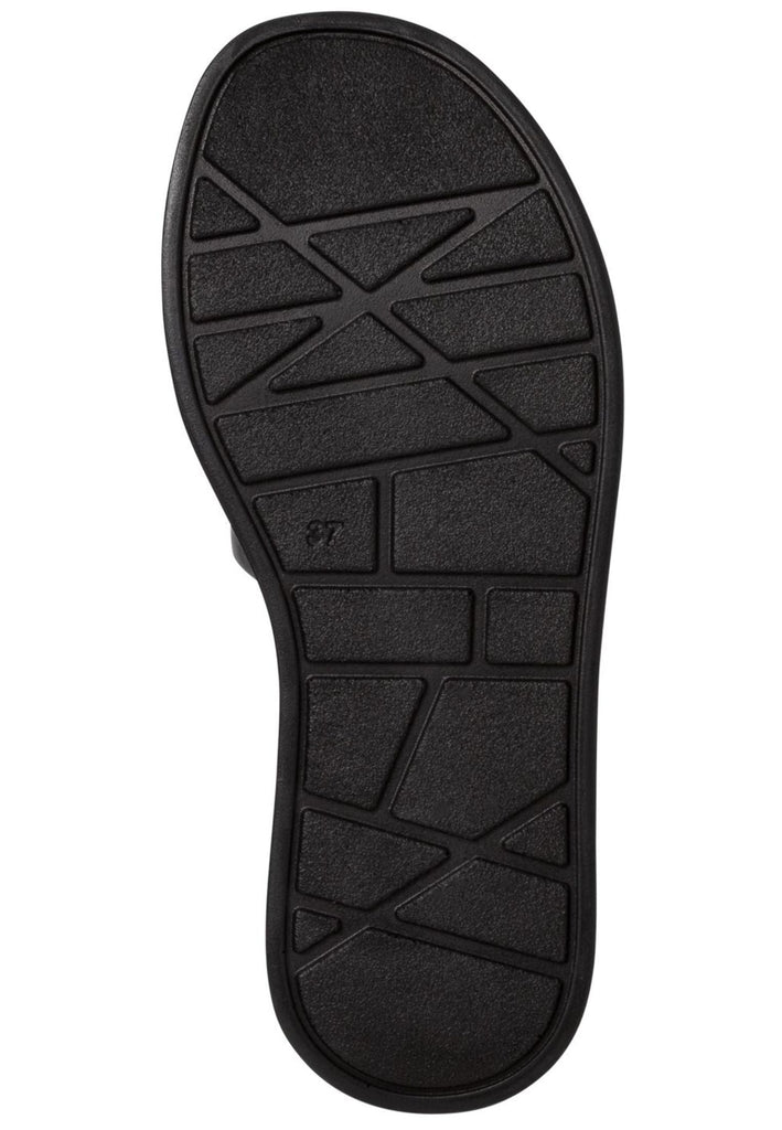 Tamaris Pantoletten Leder Schwarz