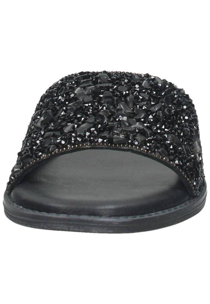 Tamaris Pantoletten Leder Schwarz