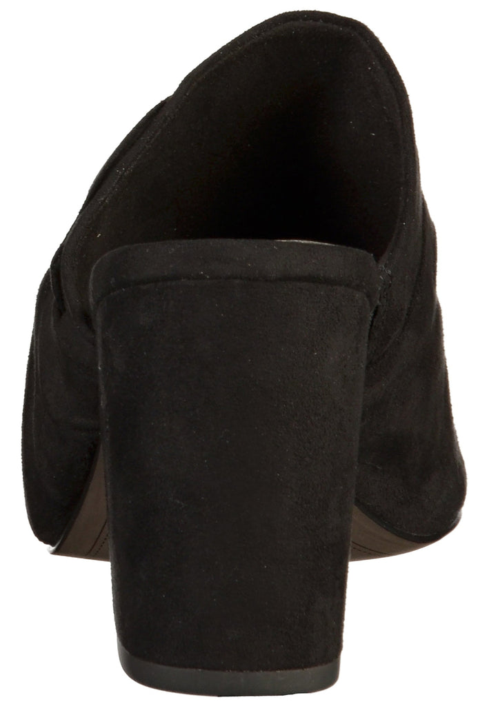 Tamaris Pantoletten Lederimitat Schwarz