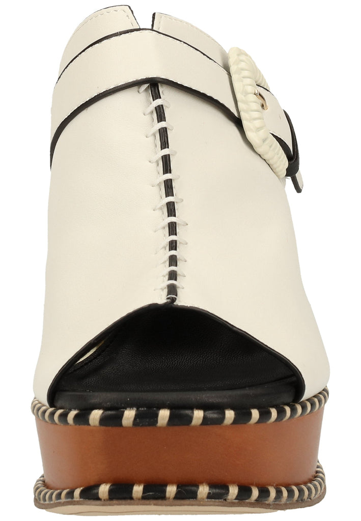 Tamaris Pantoletten Lederimitat Weiß