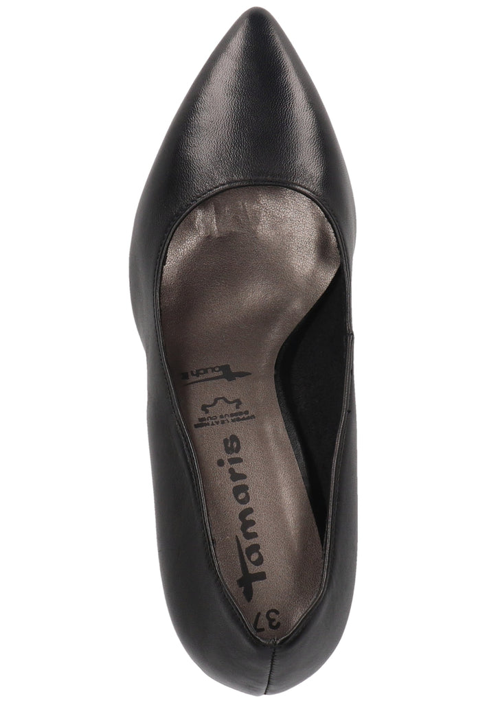 Tamaris Pumps Glattleder Schwarz