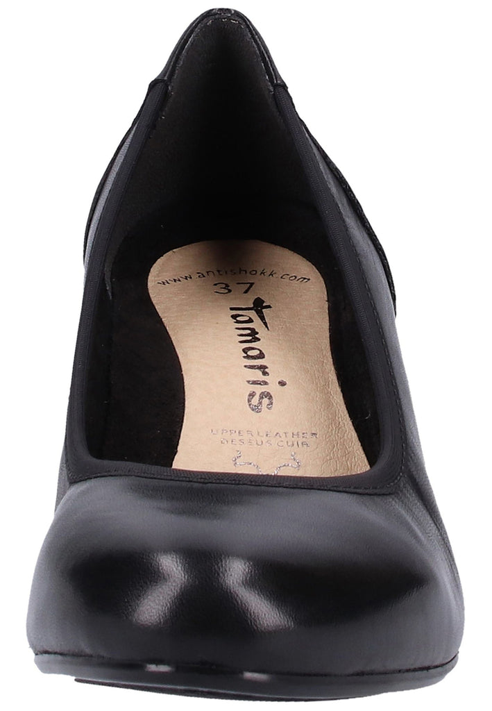 Tamaris Pumps Glattleder Schwarz