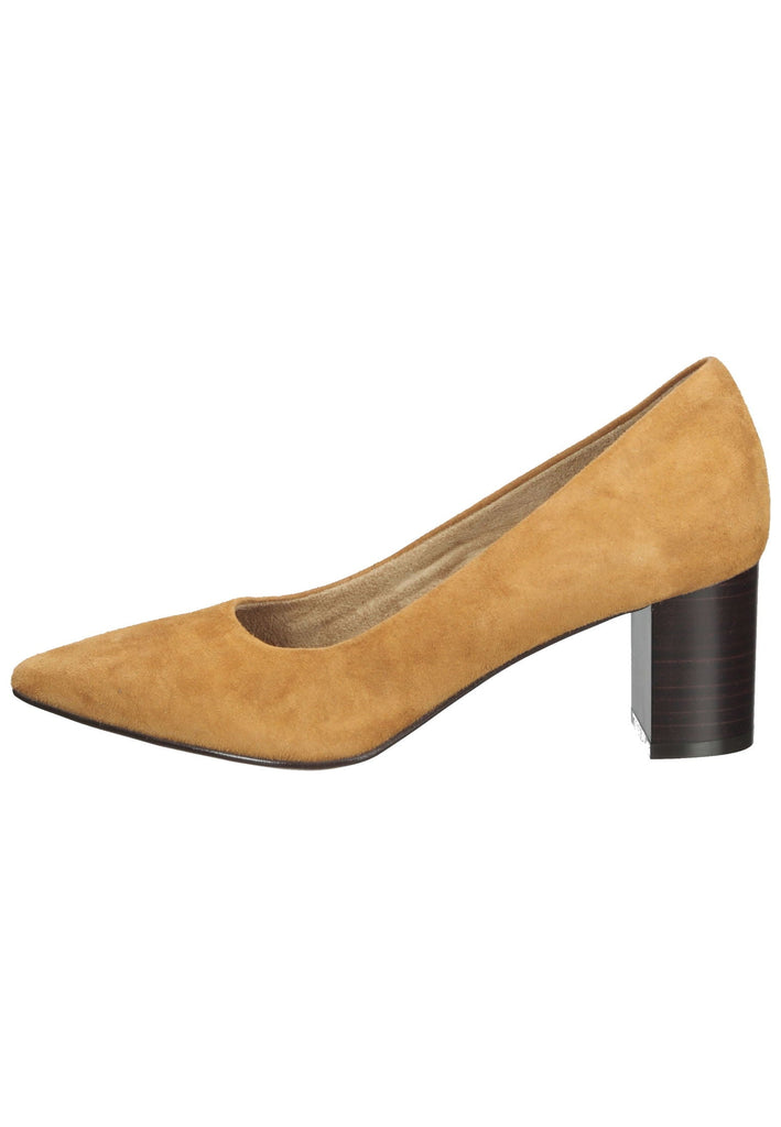 Tamaris Pumps Leder Camel