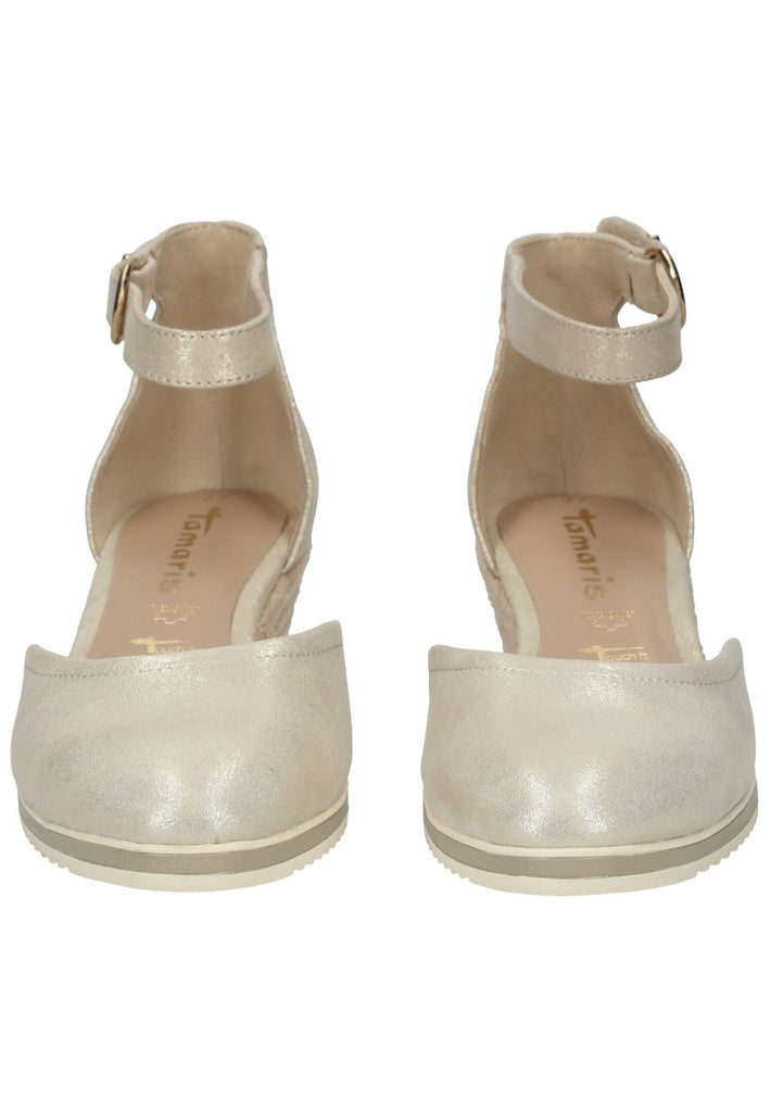 Tamaris Pumps Leder Champagne