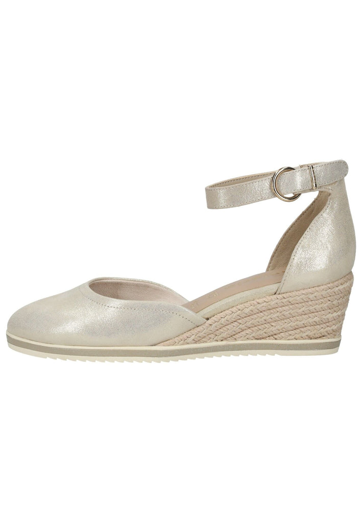 Tamaris Pumps Leder Champagne