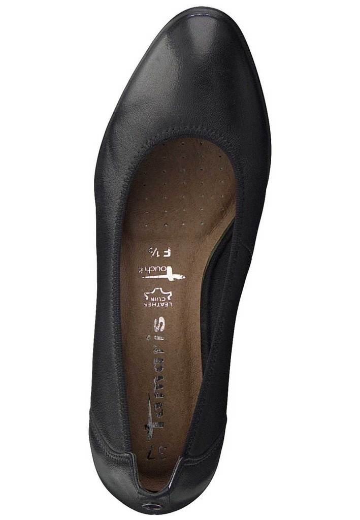 Tamaris Pumps Leder Schwarz
