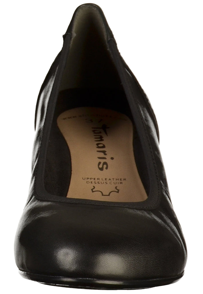 Tamaris Pumps Leder Schwarz