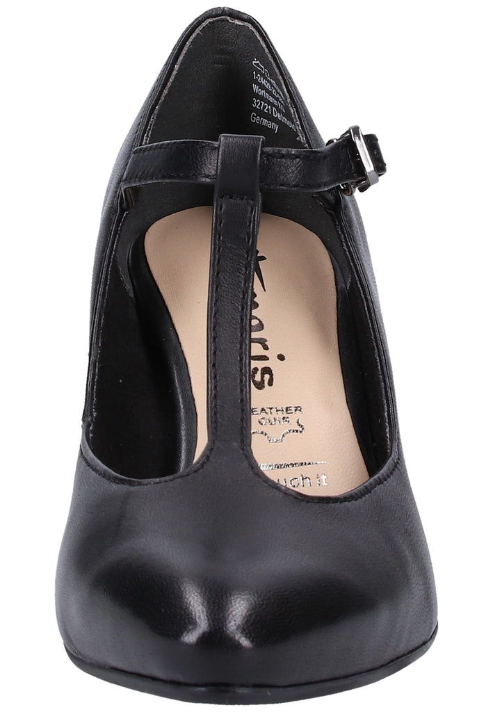 Tamaris Pumps Leder Schwarz