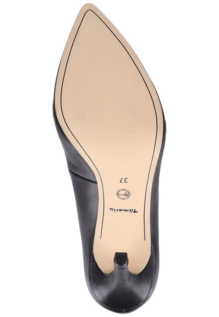 Tamaris Pumps Leder Schwarz