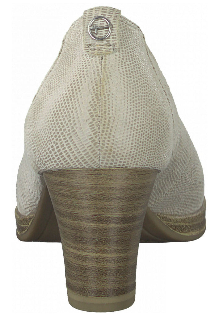 Tamaris Pumps Leder Stein