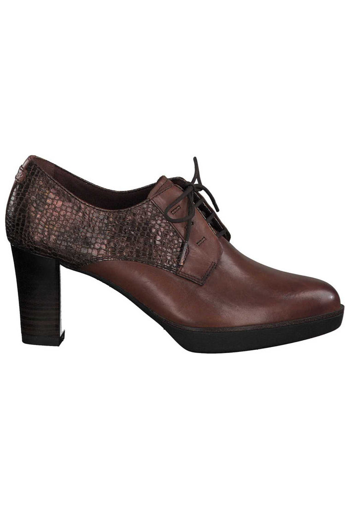 Tamaris Pumps Leder/Synthetik Chestnut