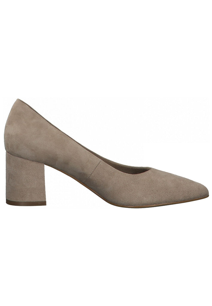 Tamaris Pumps Leder Taupe