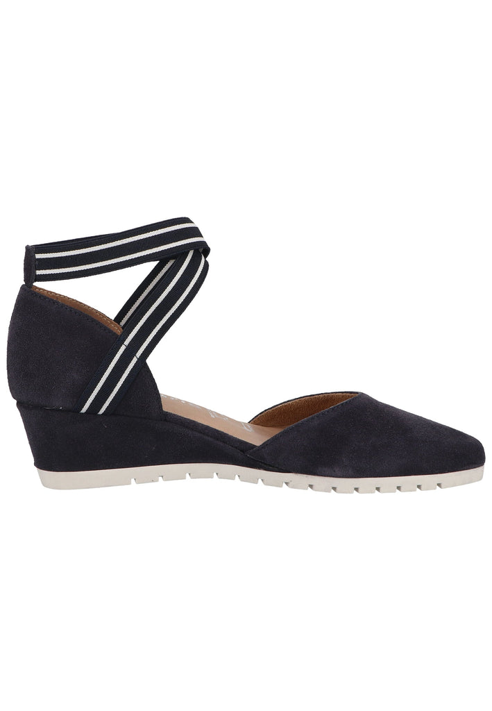 Tamaris Pumps Leder/Textil Navy