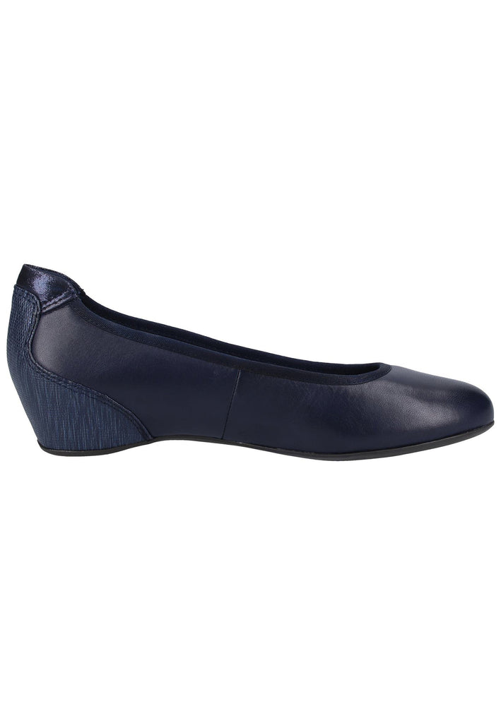 Tamaris Pumps Leder/Textil Navy
