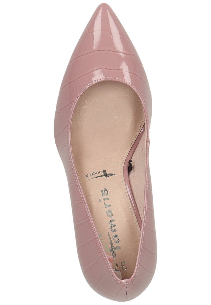 Tamaris Pumps Lederimitat Mauve