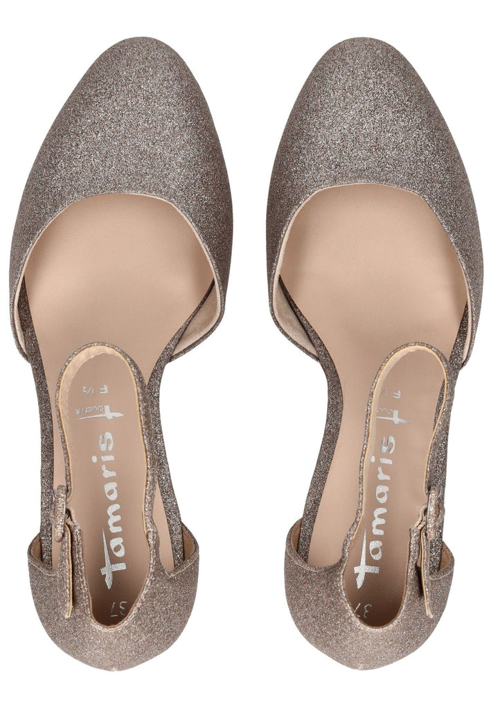 Tamaris Pumps Lederimitat Rose