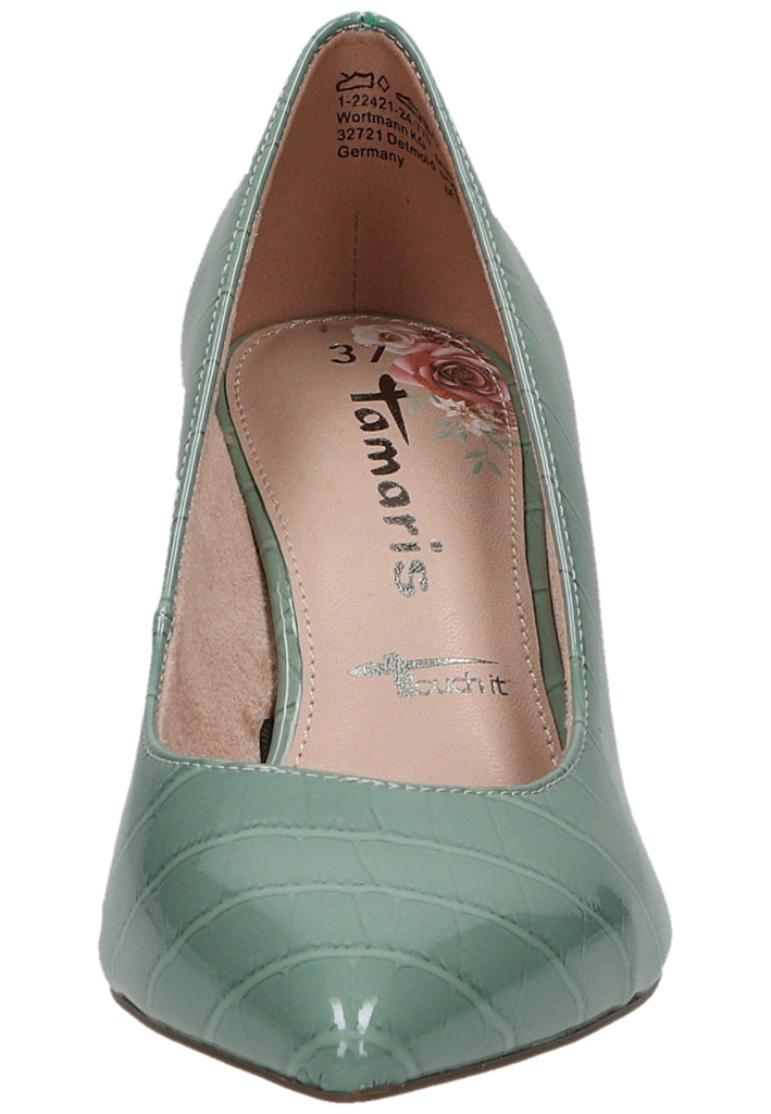 Tamaris Pumps Lederimitat Sage