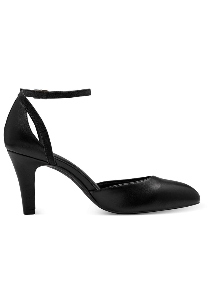 Tamaris Pumps Lederimitat Schwarz