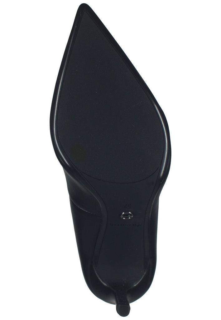 Tamaris Pumps Lederimitat Schwarz