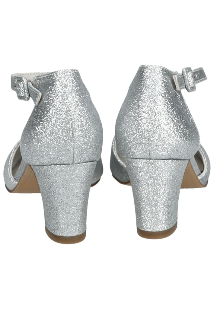 Tamaris Pumps Lederimitat Silber