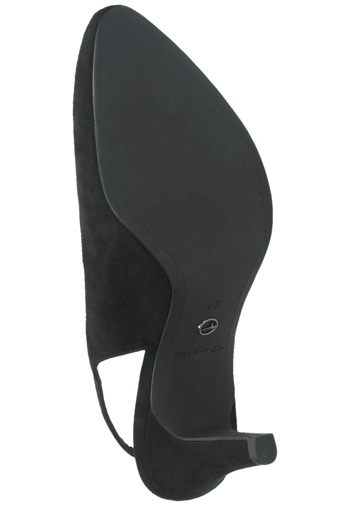 Tamaris Pumps Lederimitat/Textil Schwarz