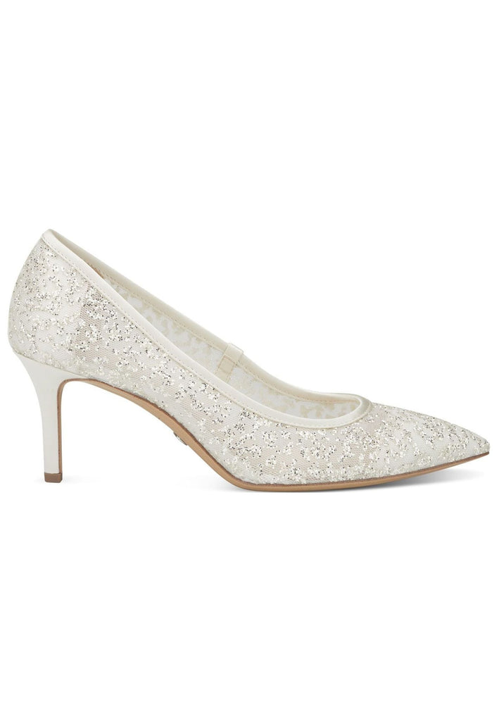 Tamaris Pumps Textil Ivory