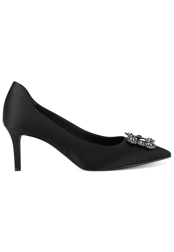 Tamaris Pumps Textil Schwarz