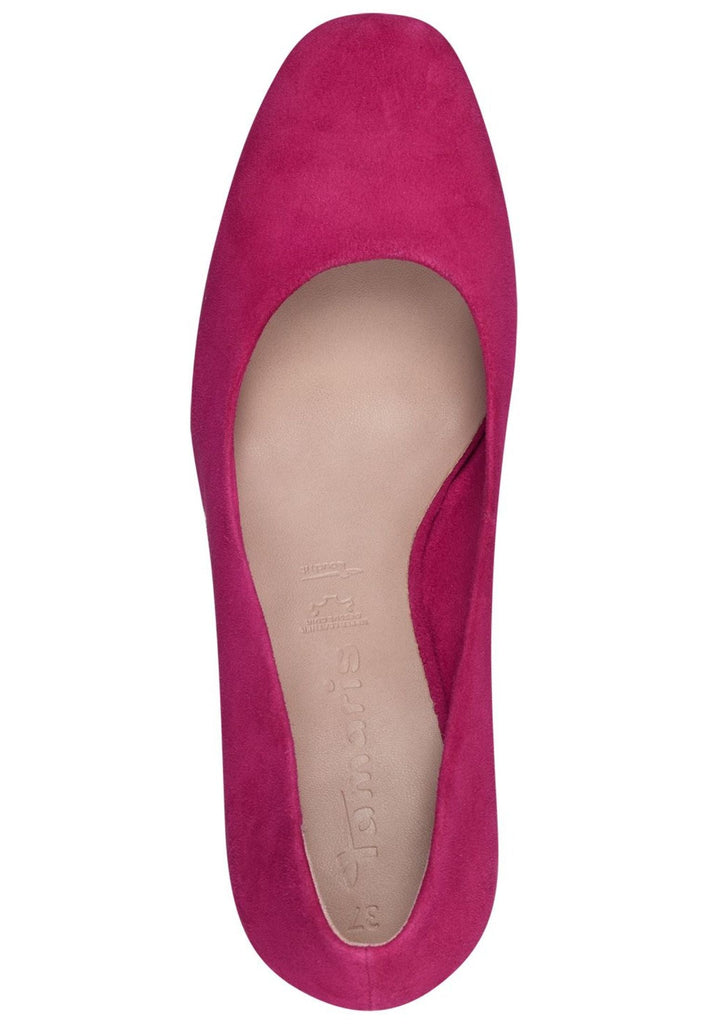 Tamaris Pumps Veloursleder Fuchsia