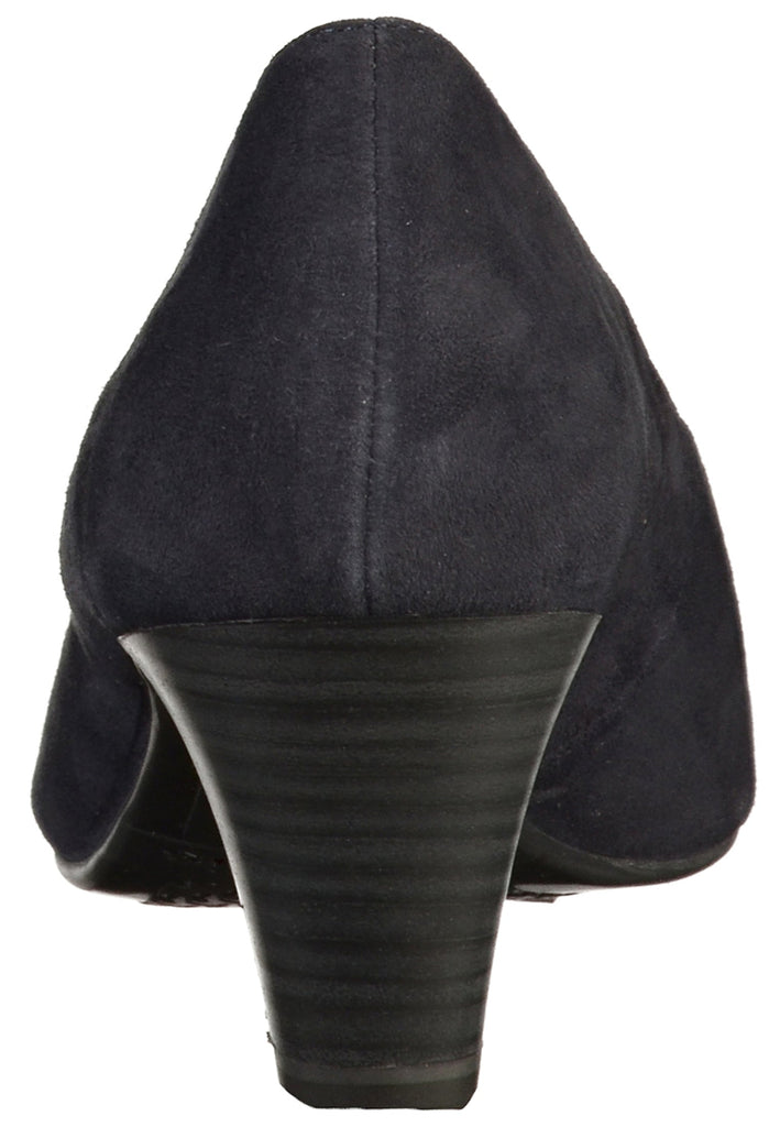 Tamaris Pumps Veloursleder Navy