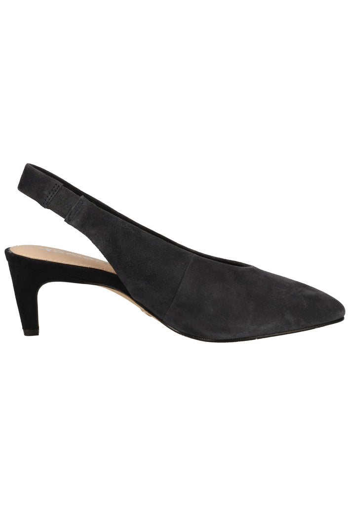 Tamaris Pumps Veloursleder Navy