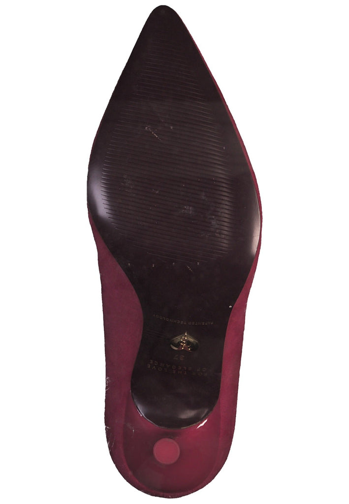 Tamaris Pumps Veloursleder Pink