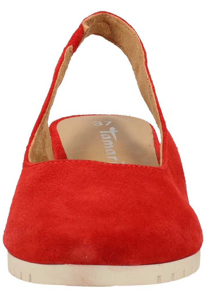 Tamaris Pumps Veloursleder Rot