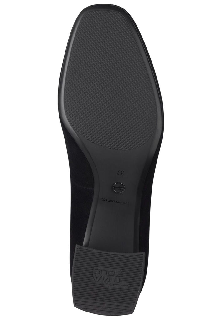 Tamaris Pumps Veloursleder Schwarz