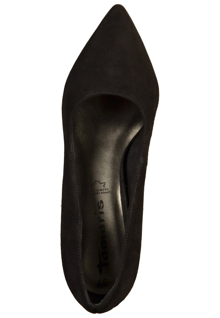 Tamaris Pumps Veloursleder Schwarz