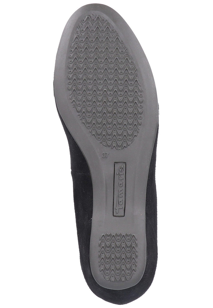 Tamaris Pumps Veloursleder Schwarz