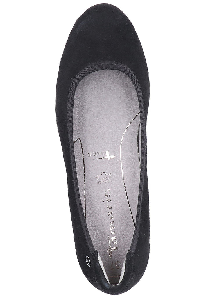Tamaris Pumps Veloursleder Schwarz