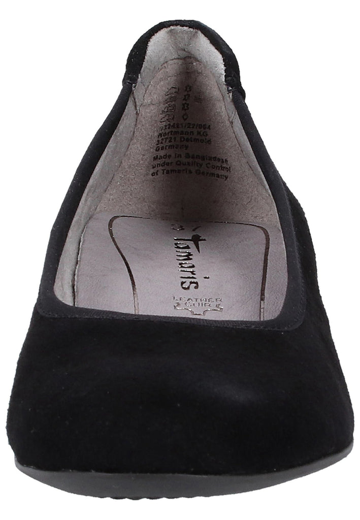 Tamaris Pumps Veloursleder Schwarz